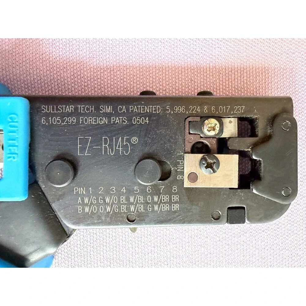 EZ - RJ45 Crimper , Cutter , Stripper -Modular Plug Crimping Tool - Picture 3 of 7